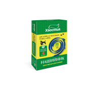 Ошейник Хвостик для котов и собак, противопаразитарный, диазинон, синий, 35 см