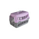 Переноска AnimAll CNR-102 для кошек и собак, серо-фиолетовая, 48.5×32.5×32.5 см