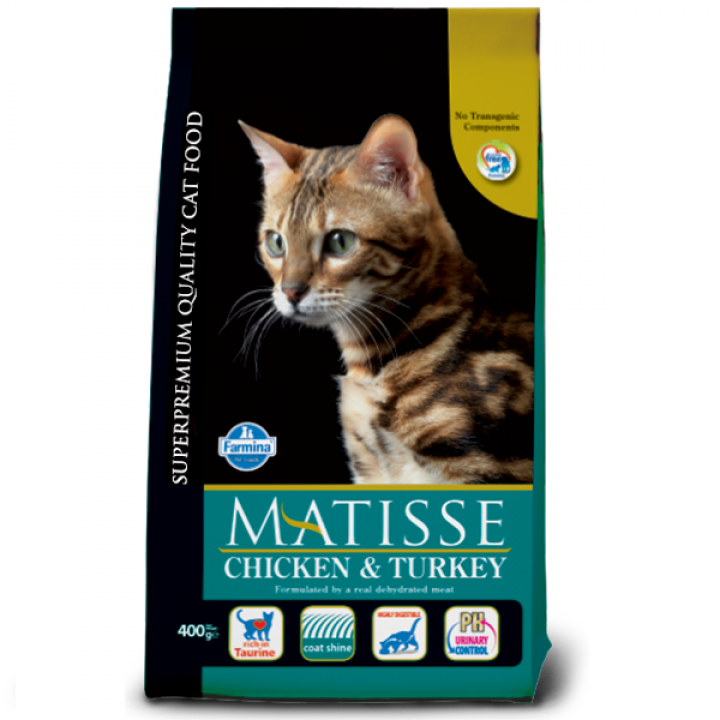 Сухий корм Farmina Matisse Adult Chicken & Turkey для дорослих котів, курка та індичка, 1.5 кг