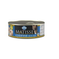 Влажный корм Farmina Matisse Cat Mousse Codfish для взрослых кошек, с треской, 85 г