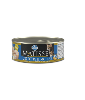 Вологий корм Farmina Matisse Cat Mousse Codfish для дорослих котів, з тріскою, 85 г