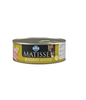 Влажный корм Farmina Matisse Cat Mousse Rabbit для взрослых кошек, с кроликом, 85 г