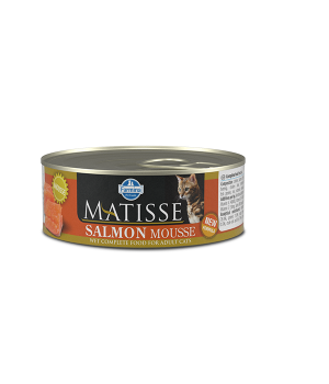 Влажный корм Farmina Matisse Cat Mousse Salmon для взрослых кошек, с лососем, 85 г