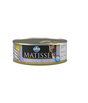 Влажный корм Farmina Matisse Cat Mousse Sardine для взрослых кошек, с сардиной, 85 г