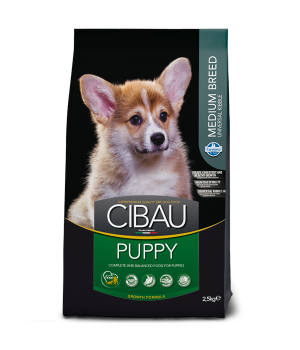 Сухой корм Farmina Cibau Puppy Medium для щенков средних пород, с курицей, 12 кг