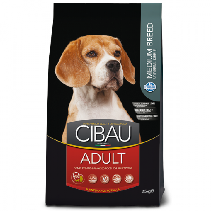 Сухий корм Farmina Cibau Adult Medium для дорослих собак середніх порід, з куркою, 2.5 кг