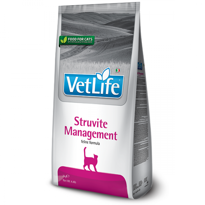 Сухой корм Farmina Vet Life Management Struvite для кошек, при рецидивах струвитных уролитов, 400 г