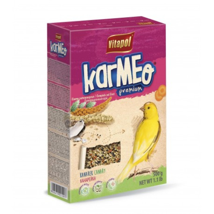 Полнорационный корм Vitapol Karmeo Premium для канареек, 500 г