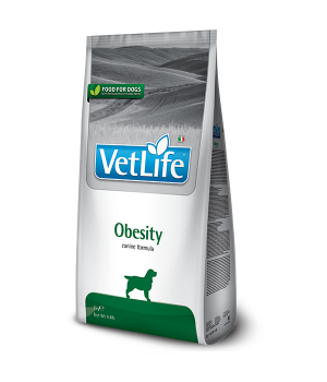 Сухой корм Farmina Vet Life Obesity для собак, диета для снижения лишнего веса, 2 кг