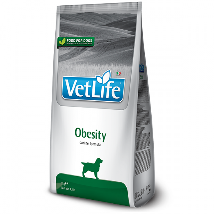 Сухий корм Farmina Vet Life Obesity для собак, дієта для зниження зайвої ваги, 2 кг
