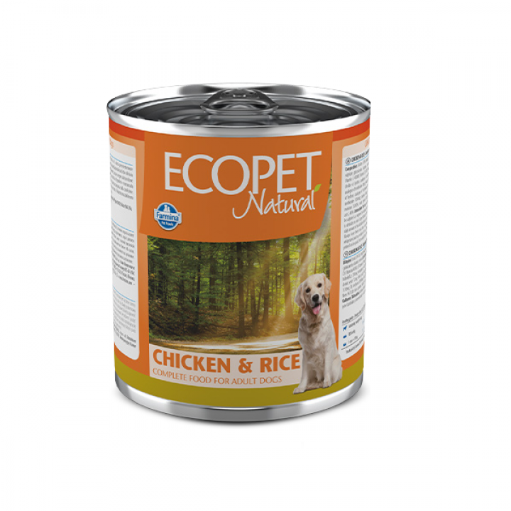 Влажный корм Farmina Ecopet Natural Dog Chicken&Rice для собак, с курицей, 300 г