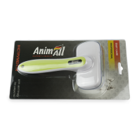 Пуходерка AnimAll Groom для собак и кошек, с автоматической системой очистки, зелёная