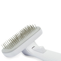 Пуходерка AnimAll Groom для собак і котів, з автоматичною системою очищення, сіра