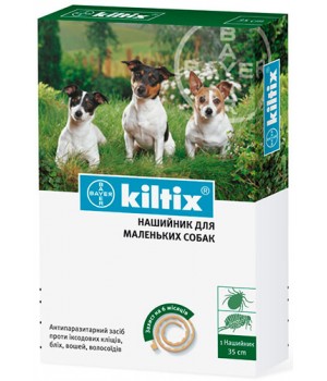 Ошейник Bayer Kiltix против блох и клещей для собак, 35 см