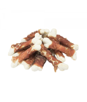 Ласощі AnimAll Snack м'ясо качки на кальцієвій кістці для собак, 150 г