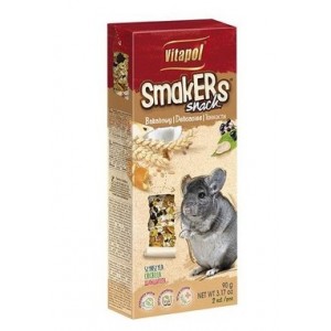 Колба Vitapol Smakers для шиншилл, сухофрукты и орехи, упаковка 2 шт