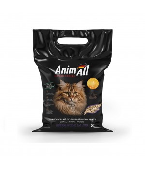 Наповнювач гігієнічний універсальний для туалетів домашніх тварин ТМ AnimAll, 5 кг