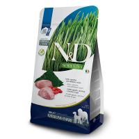Сухой беззерновой корм Farmina N&D SPIRULINA для взрослых собак средних и больших с ягненком, спирулиной и ягодами годжи, 7 кг