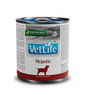 Влажный диетический корм Farmina Vet Life Natural Hepatic для собак при хронической печеночной недостаточности, с яйцами, картофелем и курицей, 300 г
