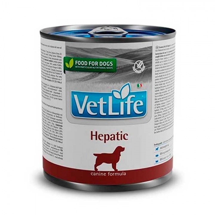 Влажный диетический корм Farmina Vet Life Natural Hepatic для собак при хронической печеночной недостаточности, с яйцами, картофелем и курицей, 300 г