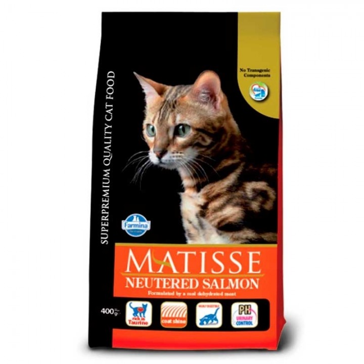 Сухой корм Farmina Matisse Neutered Salmon для стерилизованных кошек и кастрированных котов, с лососем, 10 кг