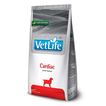 Сухой диетический корм Farmina VetLife Cardiac для собак при хронической сердечной недостаточности, с полбой и курицей, 2 кг