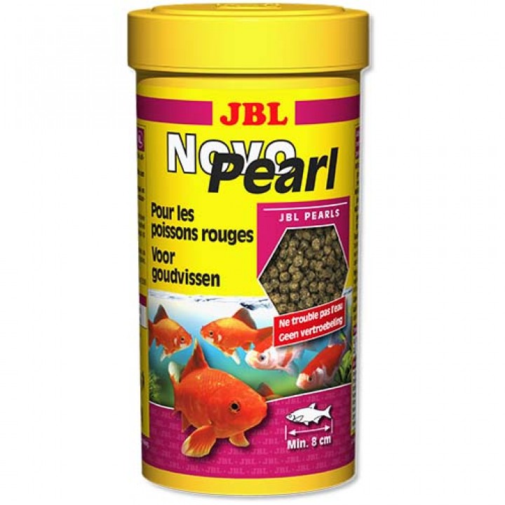 Основний корм у формі гранул JBL NovoPearl для золотих рибок, 250 мл