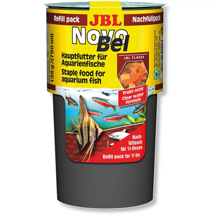 Основной корм в форме хлопьев JBL NovoBel Refill для аквариумных рыб, 130 г