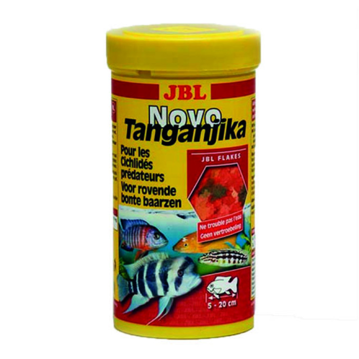 Основной корм JBL NovoTanganjika для хищных цихлид, 250 мл