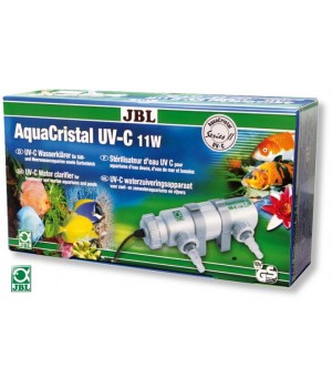 Стерилизатор JBL AquaCristal UV-C 11 Вт для быстрого устранения помутнения воды в аквариуме