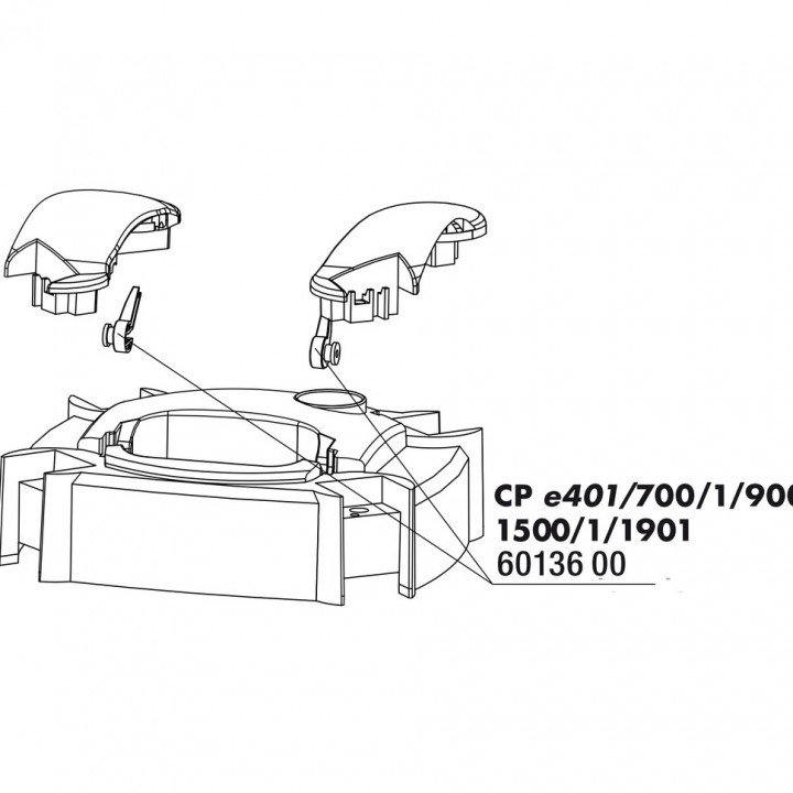 Запасна частина JBL фіксатор Е700 / Е900 / 1500 (набір).