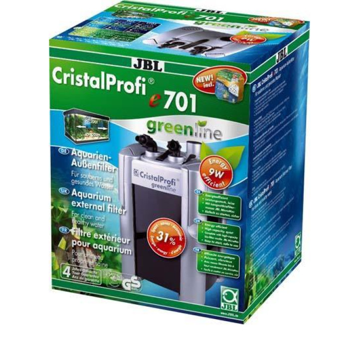 Внешний фильтр JBL CristalProfi e701 greenline для аквариумов 60-200 л