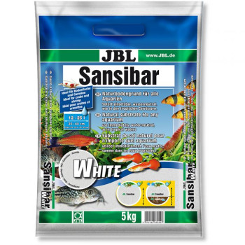Мелкий белый грунт JBL Sansibar White для пресноводных и морских аквариумов, 5 кг