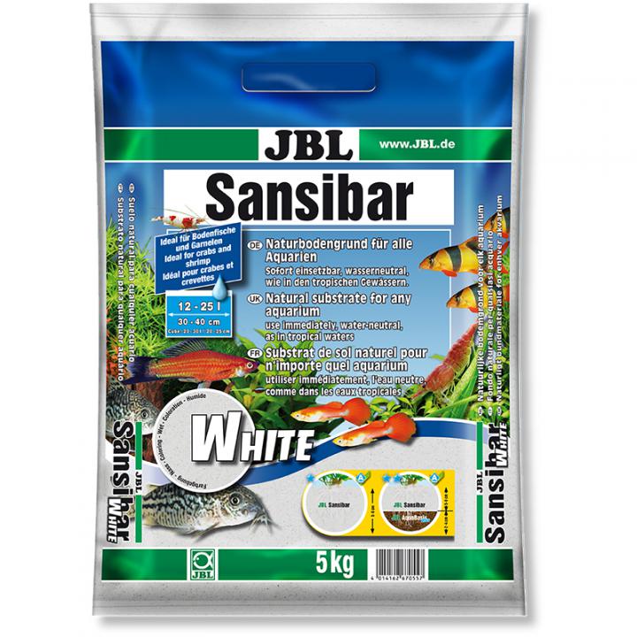 Мелкий белый грунт JBL Sansibar White для пресноводных и морских аквариумов, 5 кг