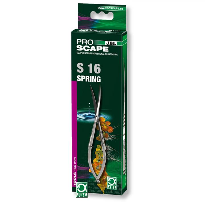 Пружинные ножницы JBL ProScape Tool S spring для мхов и газонов в аквариумах, 16 см