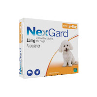 Таблетки Boehringer Ingelheim NexGard від бліх і кліщів для собак S, 2-4 кг, ціна за 1 таблетку