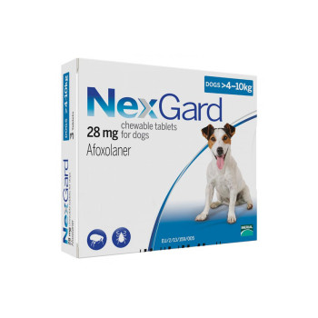 Таблетки Boehringer Ingelheim NexGard от блох и клещей для собак M, 4-10 кг, цена за 1 таблетку