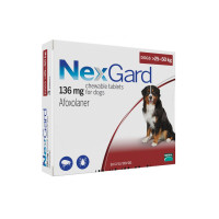 Таблетки Boehringer Ingelheim NexGard от блох и клещей для собак XL, 25-50 кг, цена за 1 таблетку