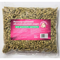 Повнораціонний корм Мій Пухнастик, для кроликів, 450 г