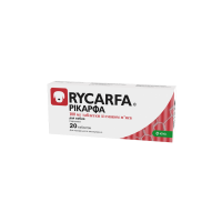 Таблетки KRKA Рикарфа противовоспалительные для собак, со вкусом мяса, 100 мг, 20 табл