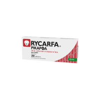 Таблетки KRKA Рікарфа протизапальні для собак, зі смаком м'яса, 20 мг, 20 табл