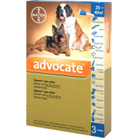 Краплі проти паразитів Bayer Advocate для собак понад 25 кг, 1 піпетка