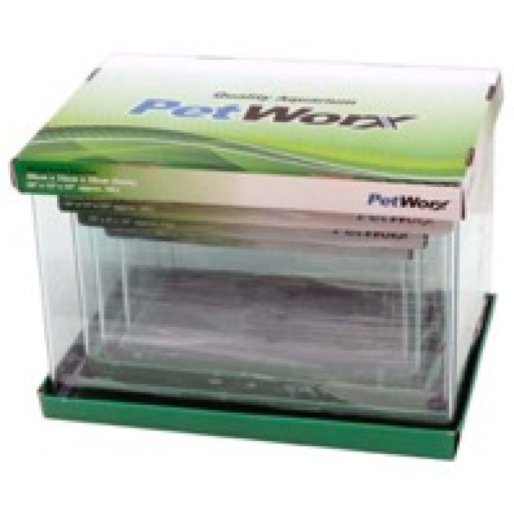 Набор PetWorx EA32 из 4 аквариумов с покровным стеклом и приклеенной подкладкой