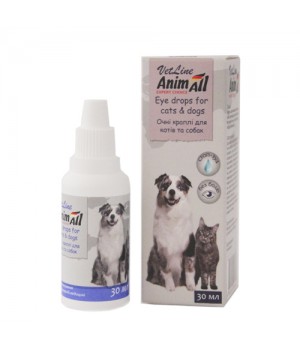 Глазные капли AnimAll VetLine для кошек и собак, 30 мл