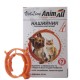 Ошейник противопаразитный AnimAll VetLine для кошек и собак, оранжевый, 35 см