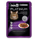Влажный корм AnimAll PLATINUM Пауч для взрослых кошек с Индейкой и Клюквой в соусе, 85г
