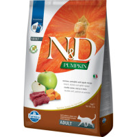 Farmina N&D Pumpkin Venison&Apple Adult - корм Фармина для взрослых кошек с тыквой, олениной и яблоком 5 кг