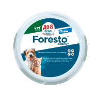 Ошейник Bayer Foresto против блох и клещей для кошек и собак, 38 см