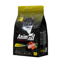 Сухой корм AnimAll для кошек со свежей курицей, 0,4 кг