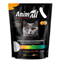 Гигиенический силикагелевый наполнитель AnimAll с индикатором pH для туалетов домашних животных, 3 л